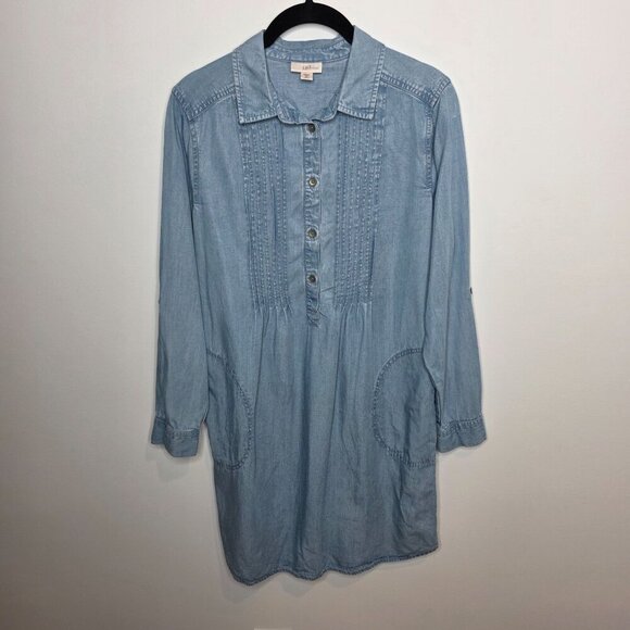 J. Jill Dresses & Skirts - J. Jill Denim Dress‎ Womens Small Petite